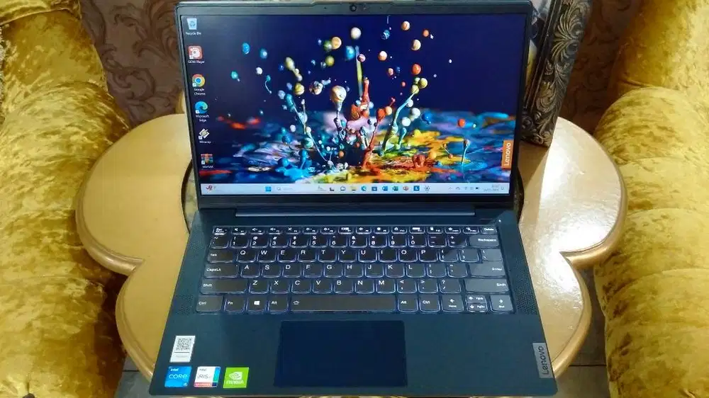 Laptop Gaming Editing NVIDIA Slim Lenovo i7 1165G7 Ram 16GB SSD 512GB