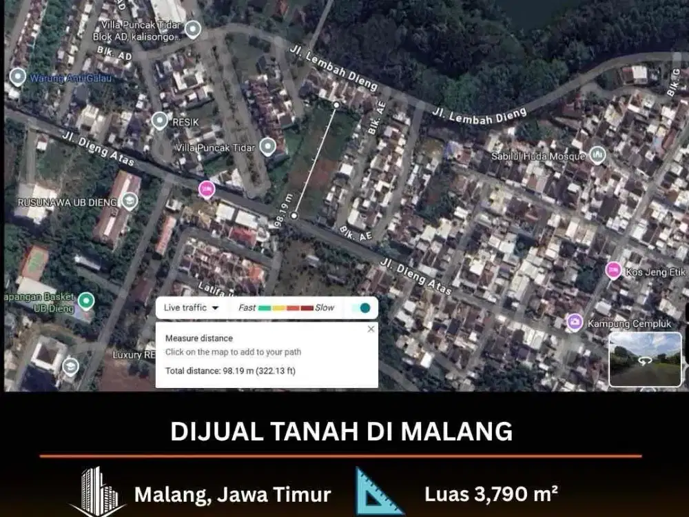 DIJUAL Tanah di Malang, Jawa Timur