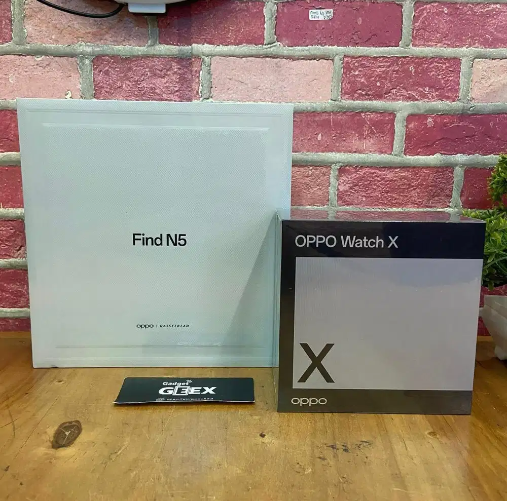 New Oppo Find N5 5G 16/512GB cosmic Black + Oppo watch x Gaeansi resmi