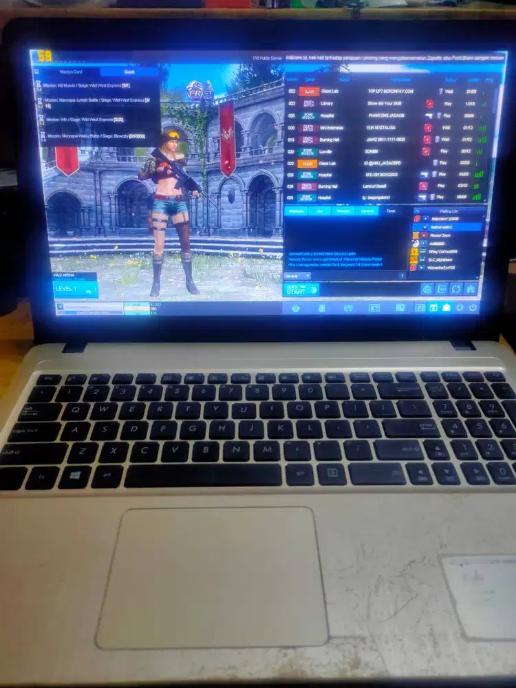 LAPTOP ASUS X405L i3-4005U RAM 8GB HDD 500GB