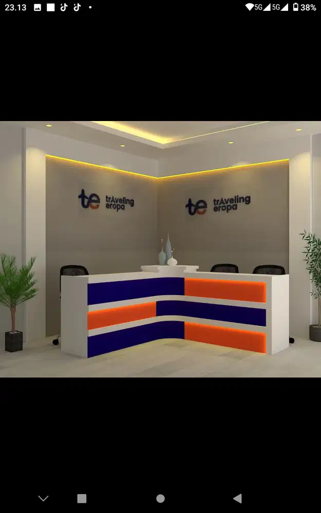 Partisi gypsum plapond Gypsum/kusen Aluminium INTERIOR
