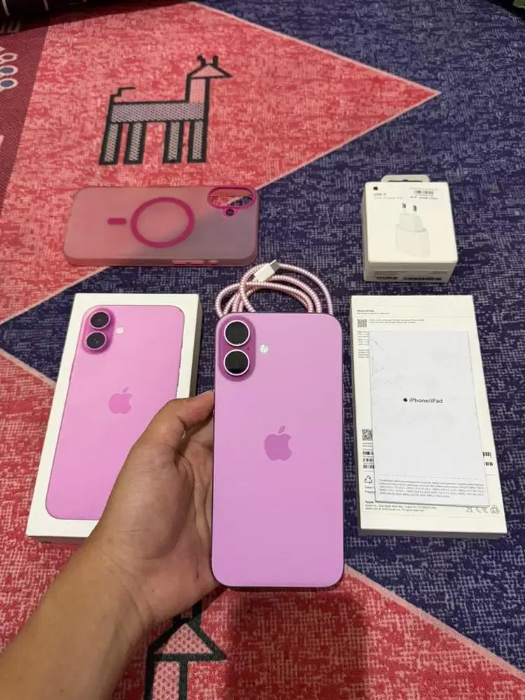 Iphone 16 plus 128gb pink ibox
