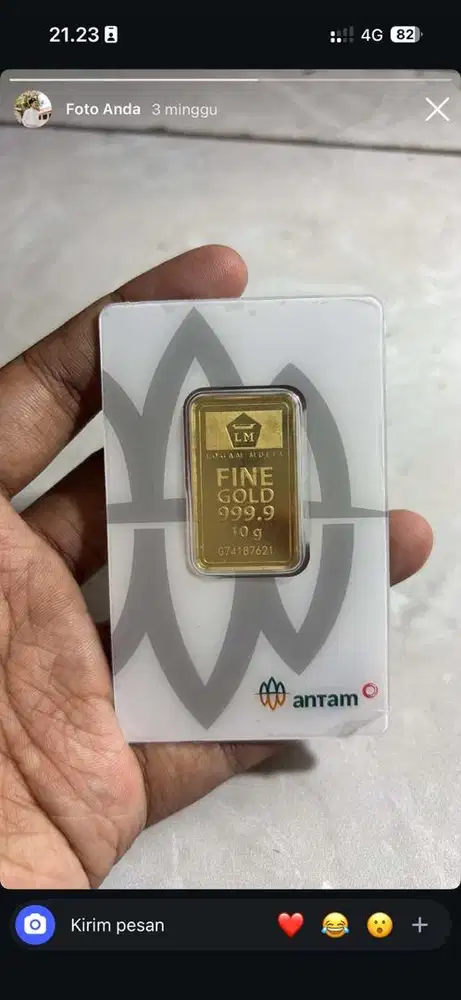 Logam Emas Antam 10 gram