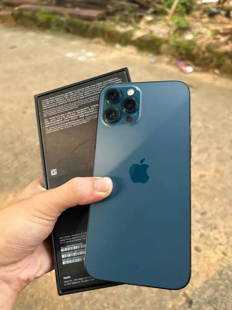iPhone 12 Pro Max 128Gb Beacukai Resmi Dual Sim Fisik iBox/Digimap