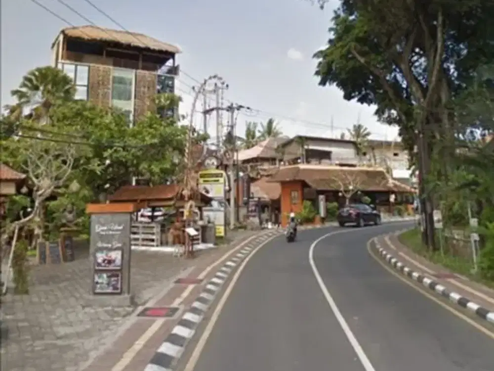 Premium Land on Main Road Ubud Center Bali