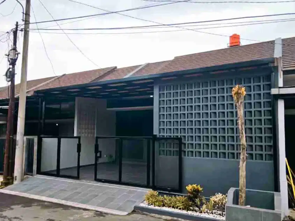 kinagara full restorasi, konsep minimalis open space, murah