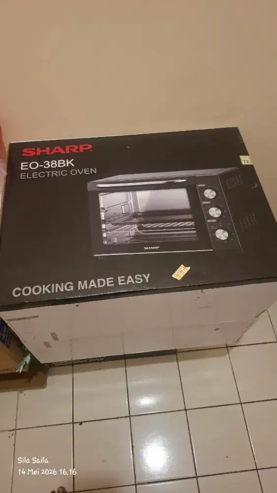 Sharp oven listrik 38 liter EO_38Bk