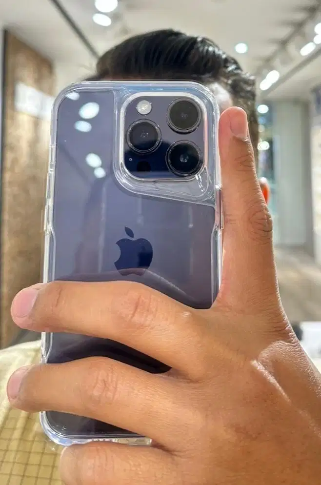 iPhone 14 Pro Deep Purple 128GB Ex Garansi Resmi iBox Fullset Original