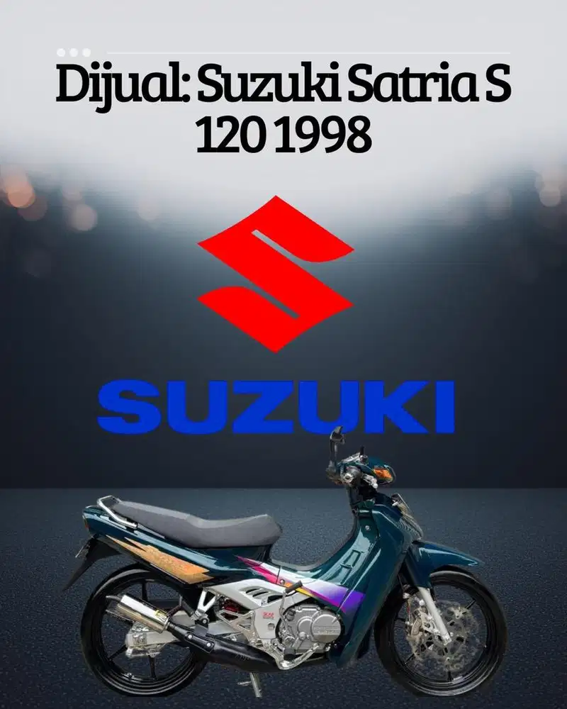 Suzuki satria s 120cc hijau restorasi original part