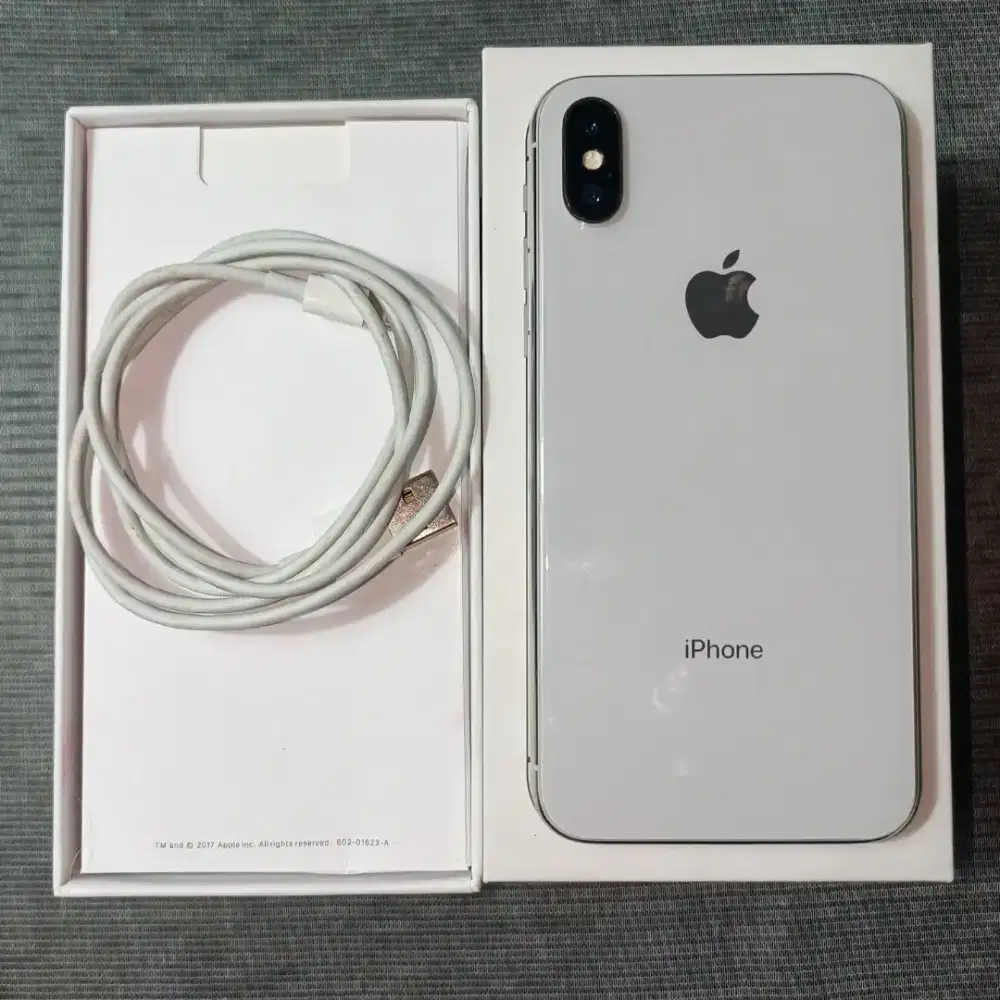 iphone x 256gb putih/starlight