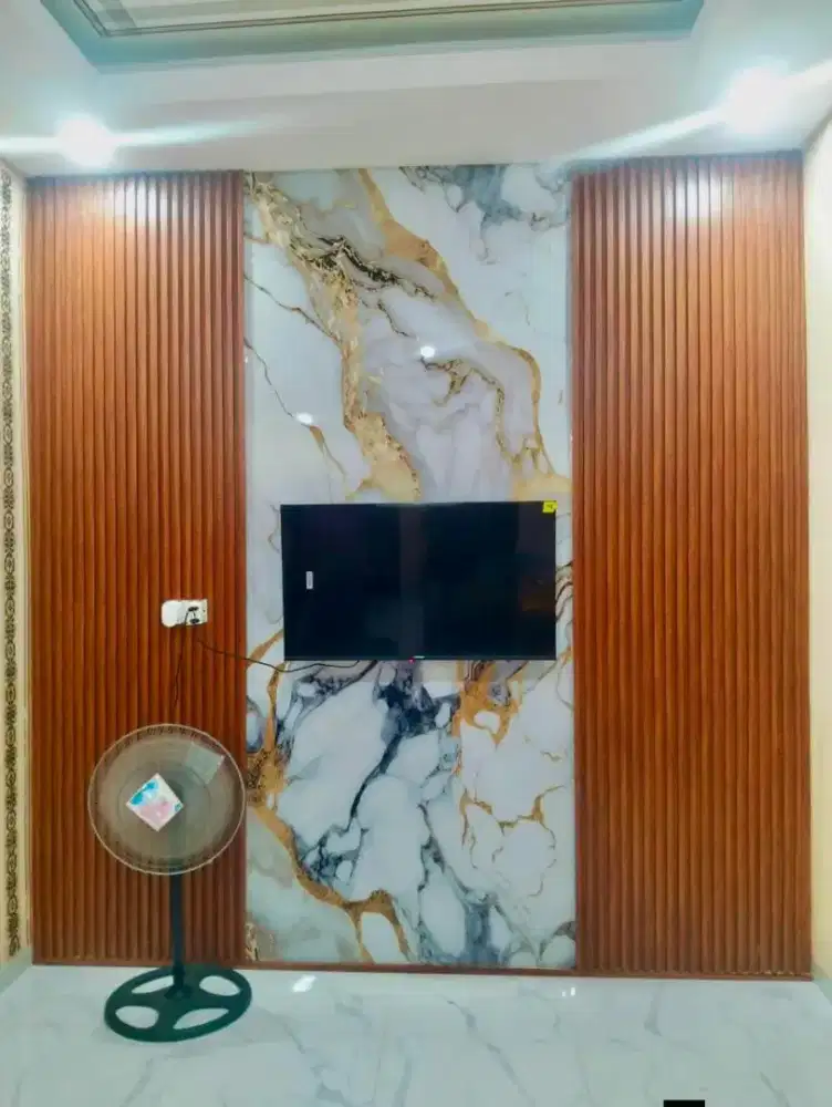 WALLPANEL KOMBINASI UV BOARD MARBLE BATAM
