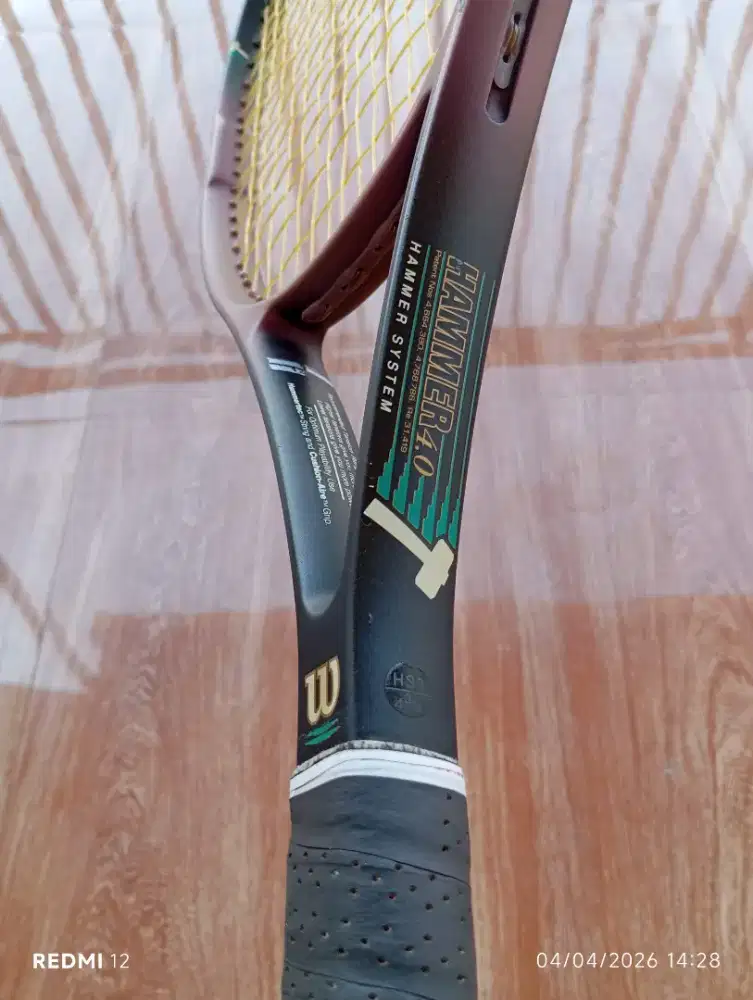Raket tenis wilson hammer 95 bekas ori