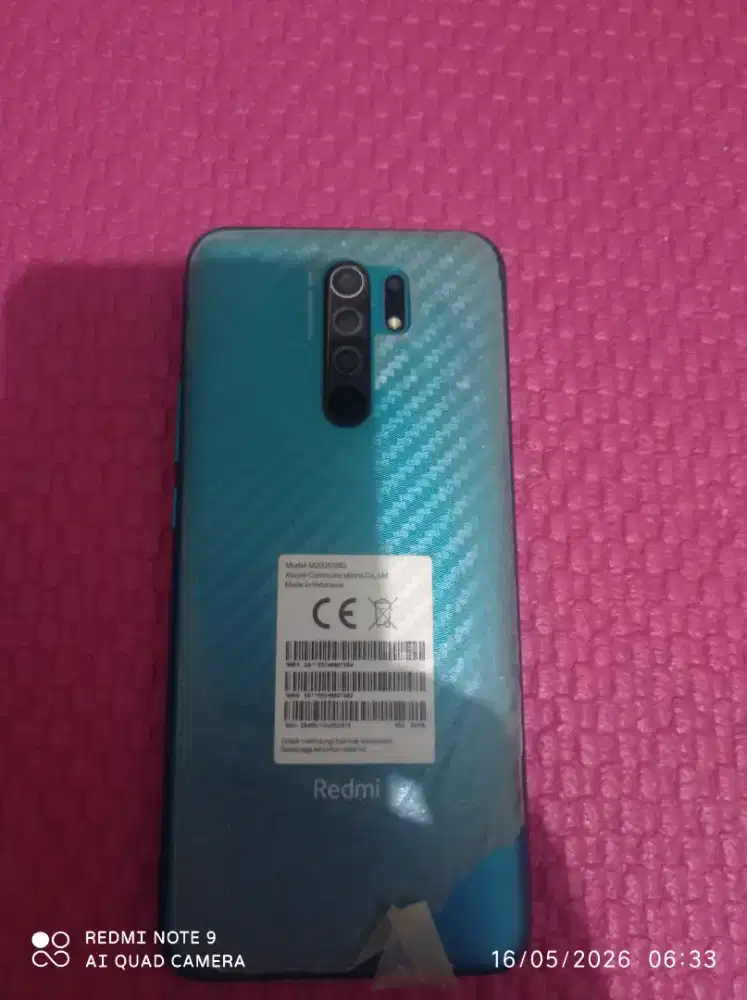 Redmi 9 hijau ram 4 internal 64