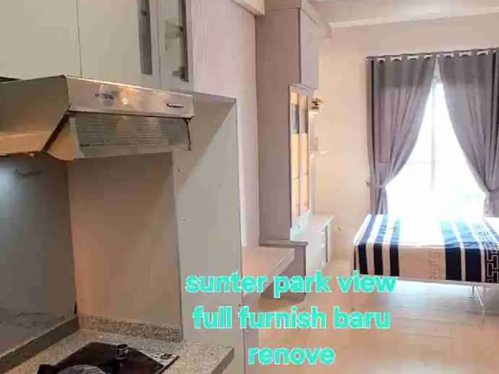 murah mewah sunter park view biaya urus SHM gratis full renove baru