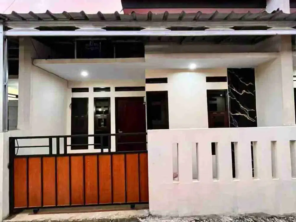 RUMAH CLUSTER MURAH 2 KAMAR AKSES STRATEGIS 12 MENIT DARI STASIUN KRL HANYA 175 JUTAAN