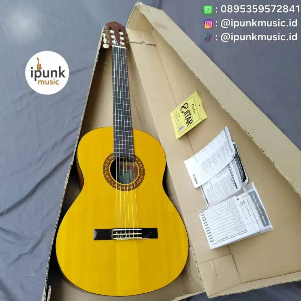 Yamaha C315 Original Gitar Klasik bonus Senar baru Nylon