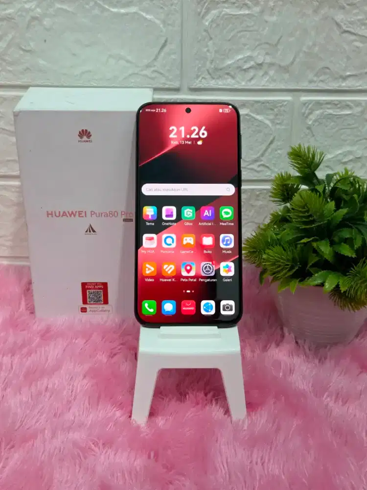 Huawei Pura 80 Pro 512Gb Hitam Garansi Panjang
