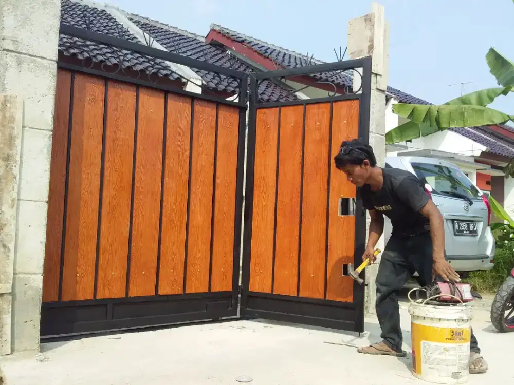 pemasangan pagardankanopiminimalis