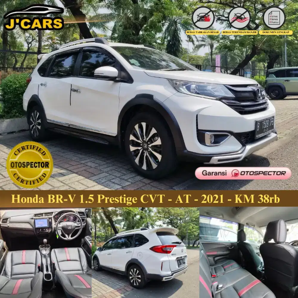 Honda BRV Prestige1.5  2021 Ringan Murah