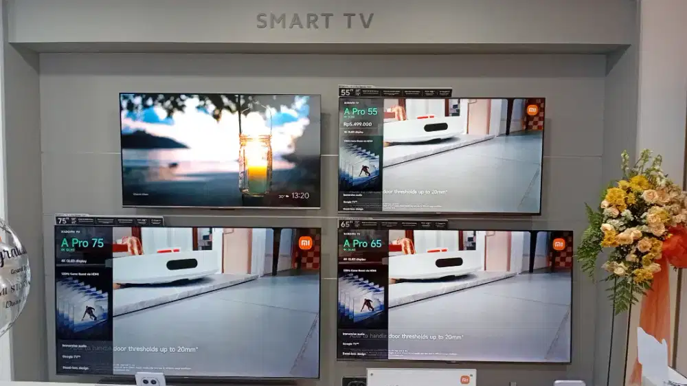 Xiaomi Google TV 43 A Pro 2026 UHD QLED — Cicilan 0% Tanpa DP