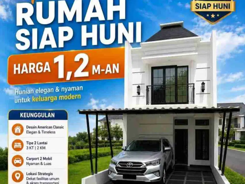 Rumah Ready Stock di Ceger Dekat LRT Ciracas, Toll TMII, Bambu Apus, Jln Mabes Hankam, RS.Adhyaksa, Kp.Rambutan