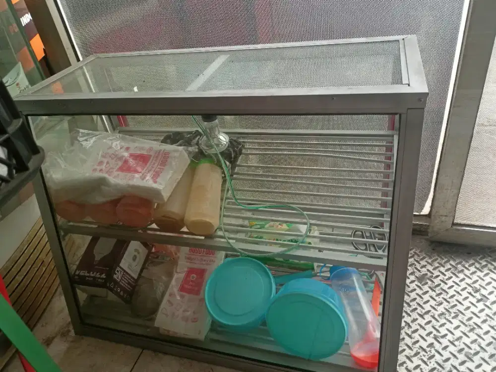Jual etalase ayam krispi