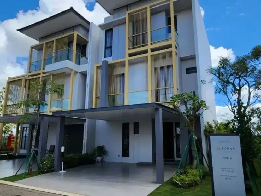 10x22 NEW Rumah Mewah 3 LANTAI ELYON EONNA BY SINARMAS LAND FREE PPN HARGA START 4 M-AN! Gading Serpong BSD City