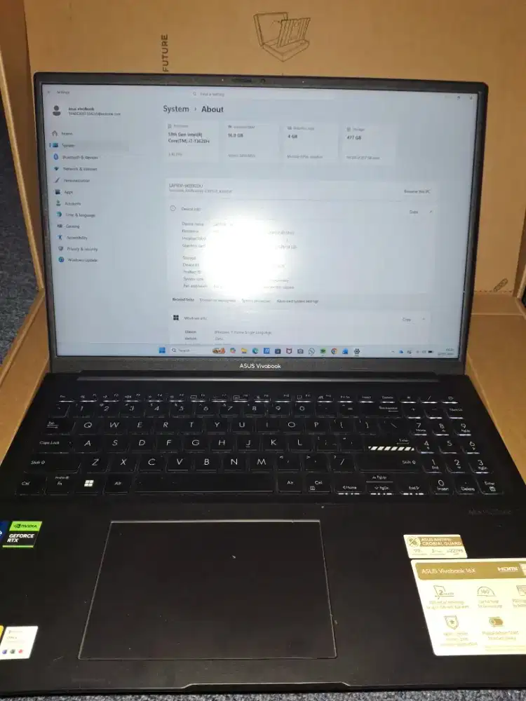 Asus Vivobook K3605VC
