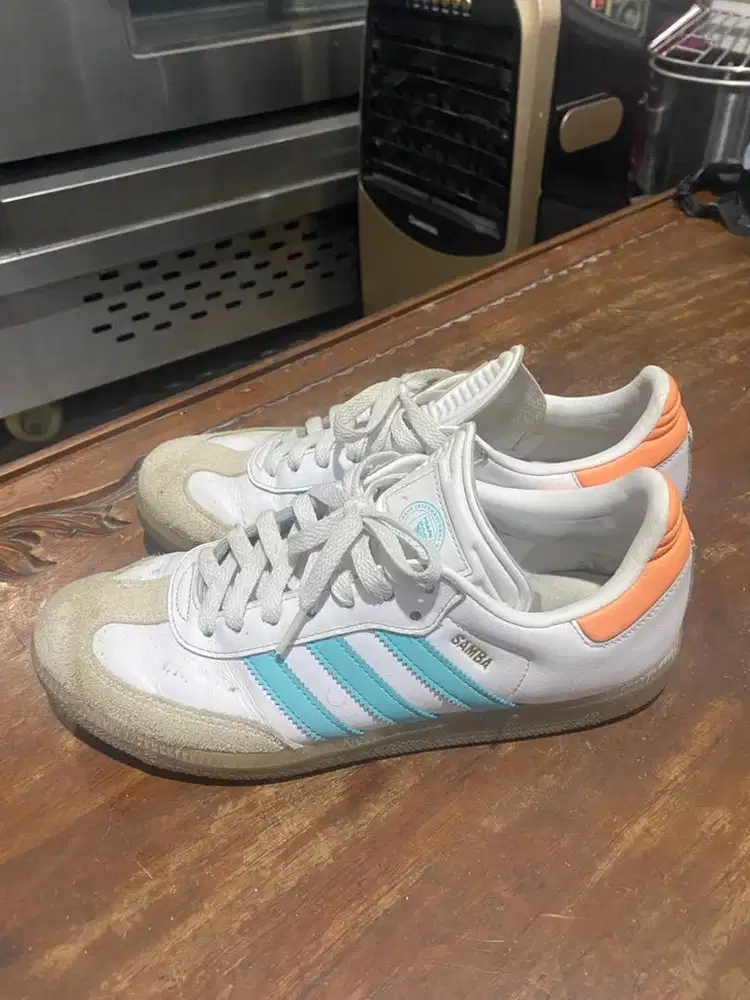 Adidas Samba Inter Miami CF Third White Kit Silhoutte