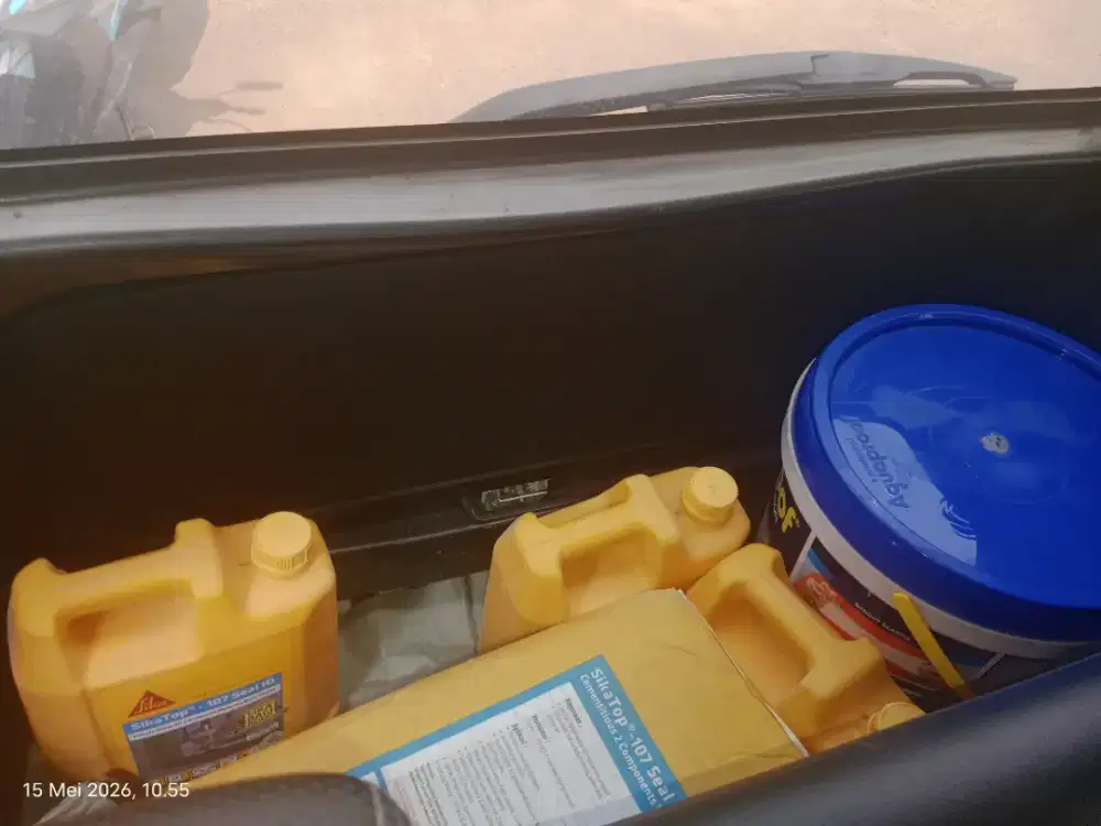 Aquaproof Abu 1 Pail  + Sika 3 set + Engsel Dexson + Lockase Dexson