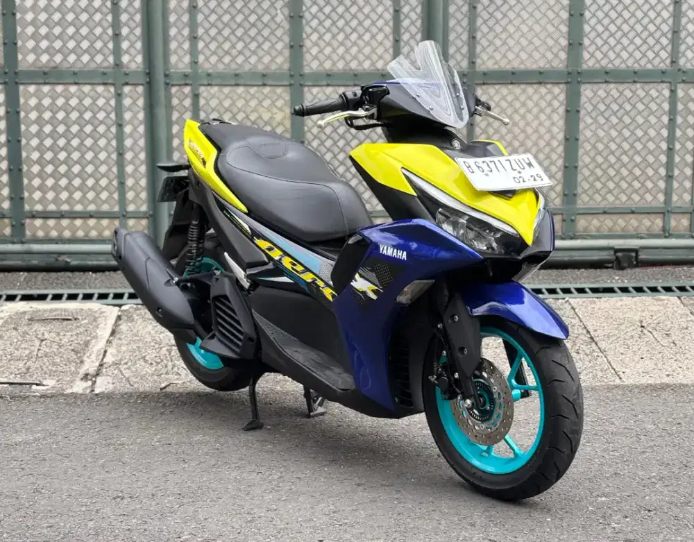 Low KM Pajak Panjang! Yamaha Aerox 155 Connected Th. 2024 Nik 2023