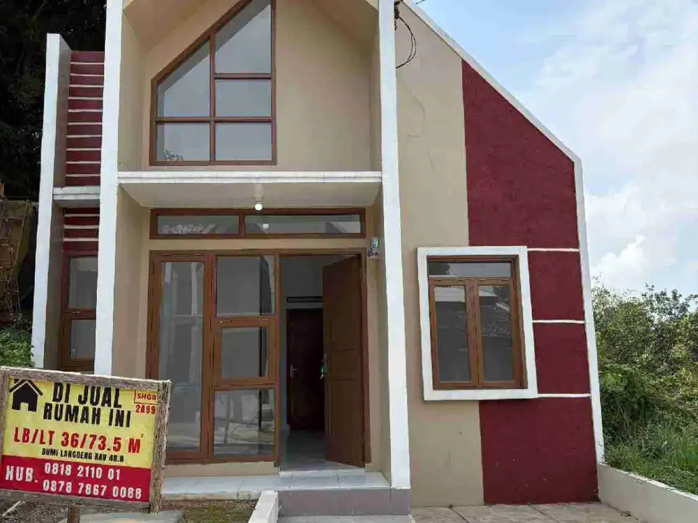 Jual rumah murah minimalis jalan villa Bandung indah cileunyi