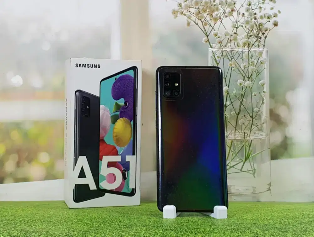 Samsung Galaxy A51 NFC 8/128 fullset Resmi SEIN