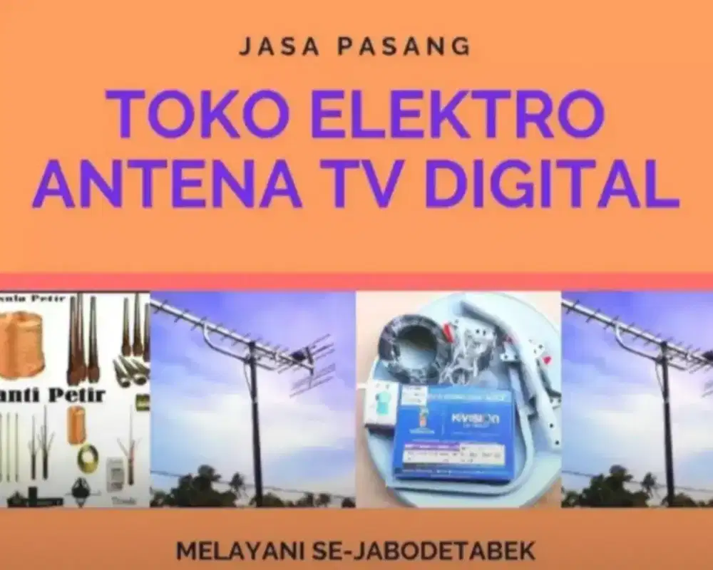 Agen Jasa Pasang Antena Tv Digital Di Cempaka Putih Barat Johar Baru