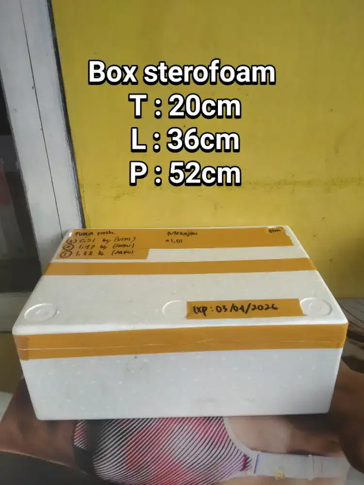 Sterofoam kotak ceper