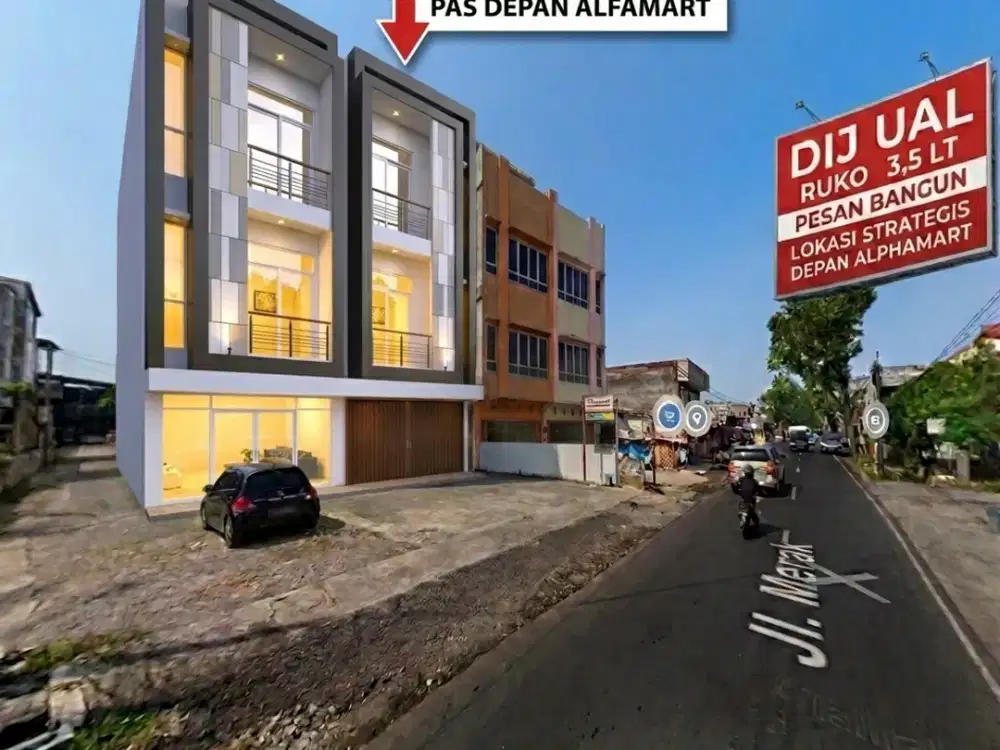 RUKO PALING STRATEGIS SISA 1 | JL MERAK SEI SIKAMBING MEDAN SUNGGAL