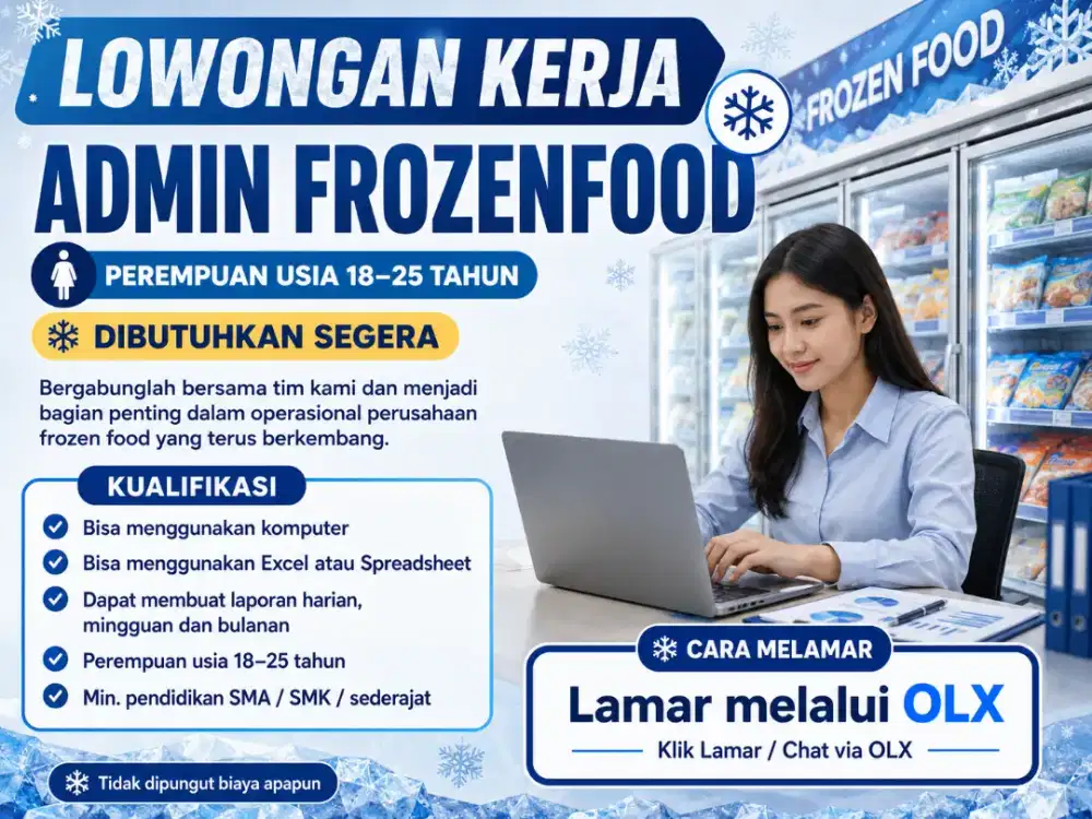 Staff Admin - Butuh cepat