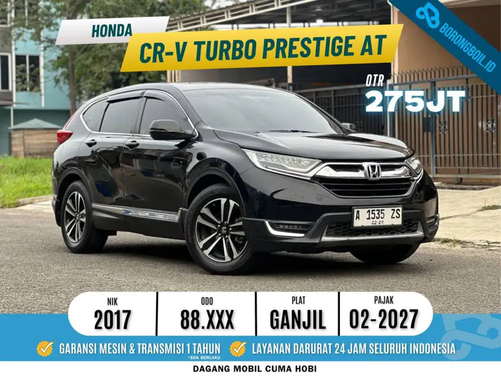 Crv 1.5 Turbo Prestige 2017 Hitam