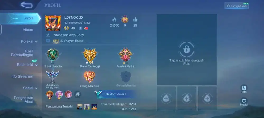 mobile legends, 1000+, 60%+wr, fanny