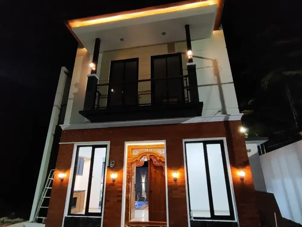 RUMAH VILLA SUPER STRATEGIS KOTA BATU 2 MENIT ALUN ALUN BONUS FURNISH