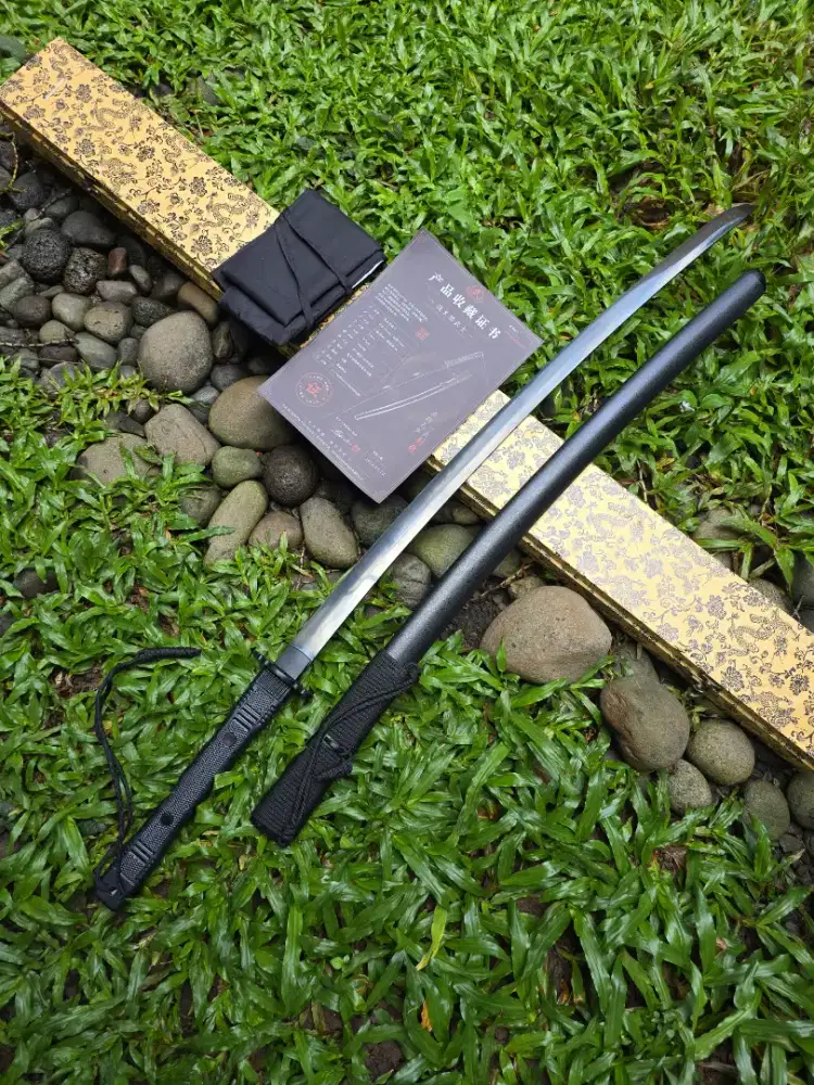 Pedang black tactical Darth Vader black katama modern sword