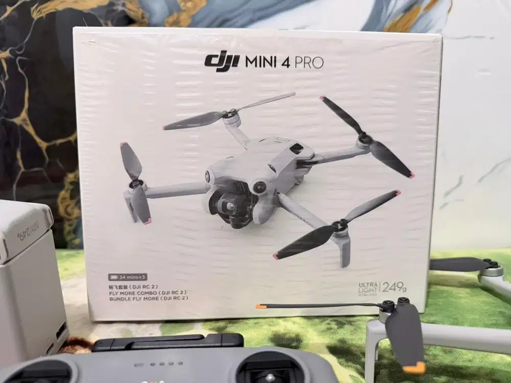 Dji mini 4 pro combo 3 baterai baru 3 bulan dipke hanya bbrp kali