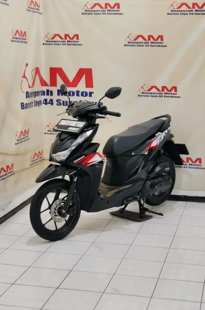 Km rendah Honda Beat CBS tahun 2023 Hitam