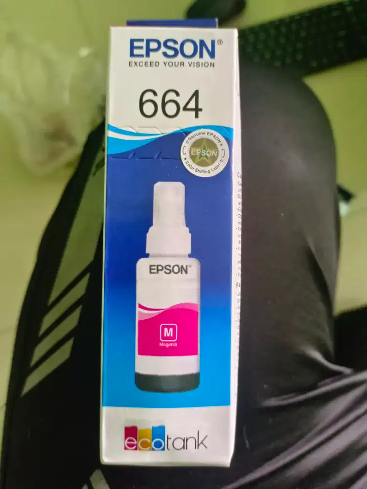 Tinta epson T664 kondisi baru