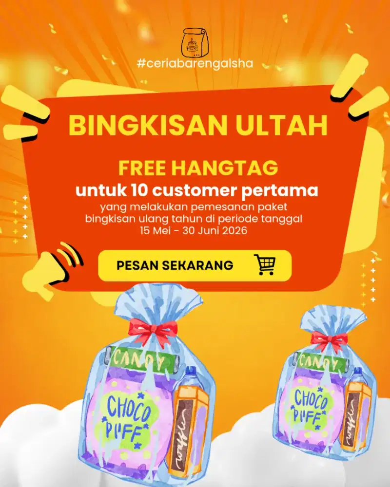 BINGKISAN ULTAH ULANG TAHUN ANAK