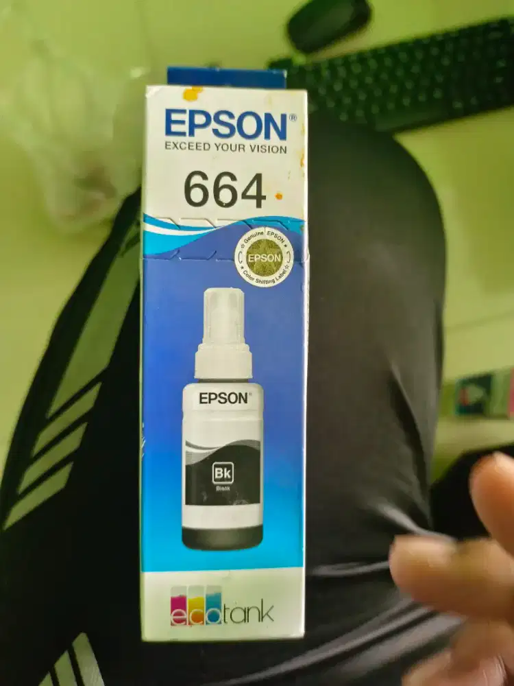 Tinta epson T664 kondisi baru