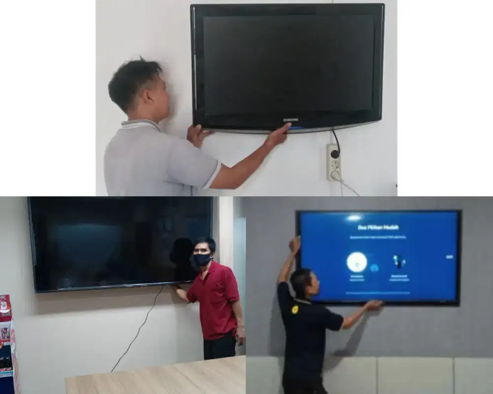 Braket +pasang atau jasa pasang terima rapih breket bracket led tv