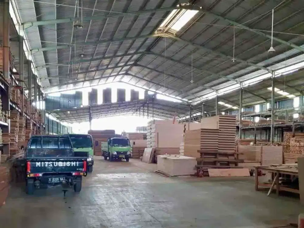 Siap Pakai  TANAH & GUDANG INDUSTRIAL SERPONG | 8.710 m² SHM | Pinggir Jalan + Container 40 FT + Akses Dekat Tol BSD
