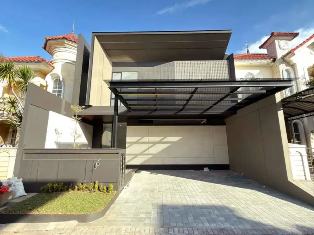 Rumah Gress Minimalis Lux Murah 2 Lt Furnish Pakuwon City