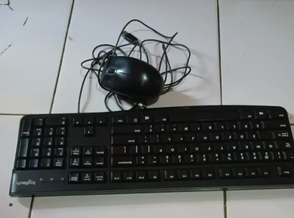 Keyboard mouse logitech bonus cooling fan